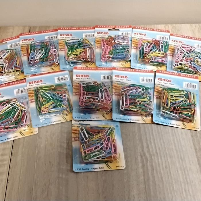 $$$$] Paper clip warna warni Kenko