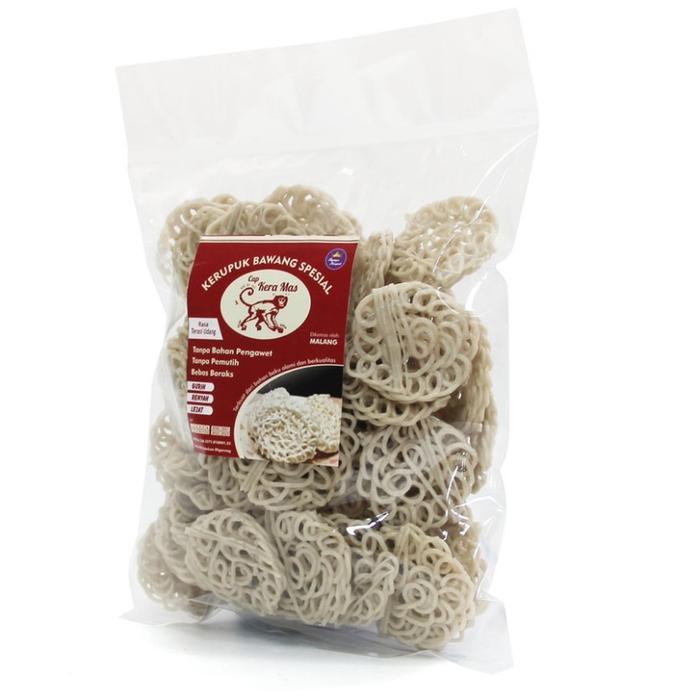 Kerupuk Bawang Special Kera Mas Rasa Terasi Udang 400gr Krupuk Mentah