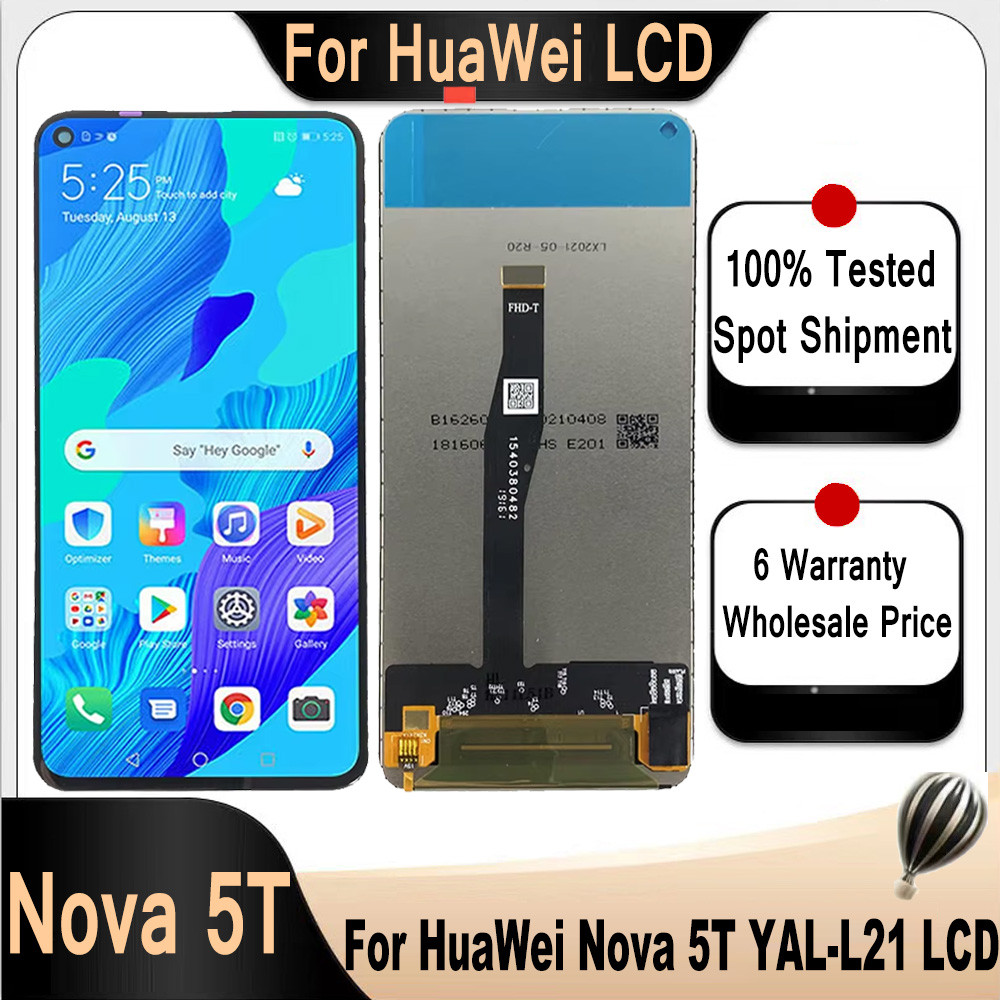 LCD For Huawei Nova 5T LCD Display Touch Screen Digitizer Assembly Parts For Huawei Nova 5T