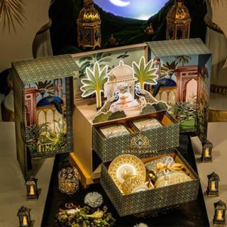 Hampers Lebaran 2025 / Eid Mubarak Hampers Premium Al-Quran Gelas Cangkir Set Mewah Kue Kering/