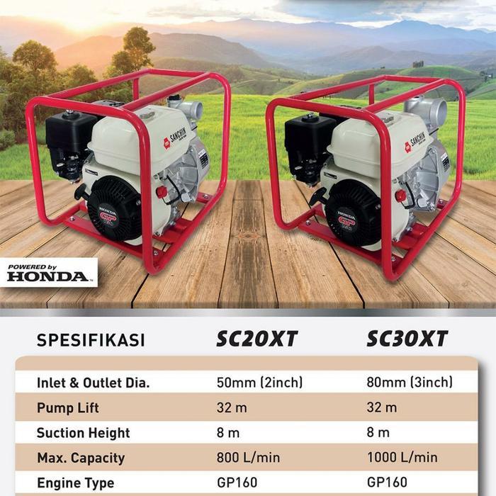 pompa air Alkon 2" Honda GP160 5.5 hp SC20XT