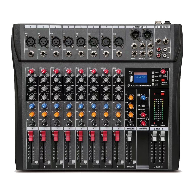 JUAL  Ct80 profession eller Audio-Mixer 8-Kanal Bluetooth USB-Effekt 48V Stage Party Sound Mixer Kon