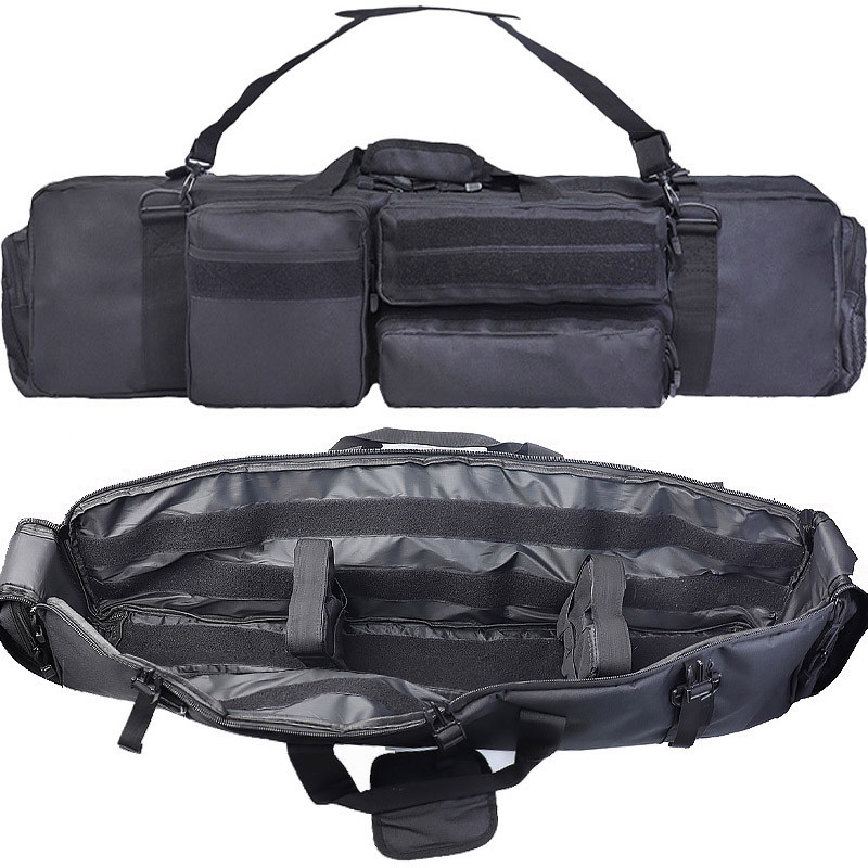 Molle Tactical Gun Bag For M249 Outoor Waterproof Backpack Hunting Pouch Airsoft Sniper Gun Case