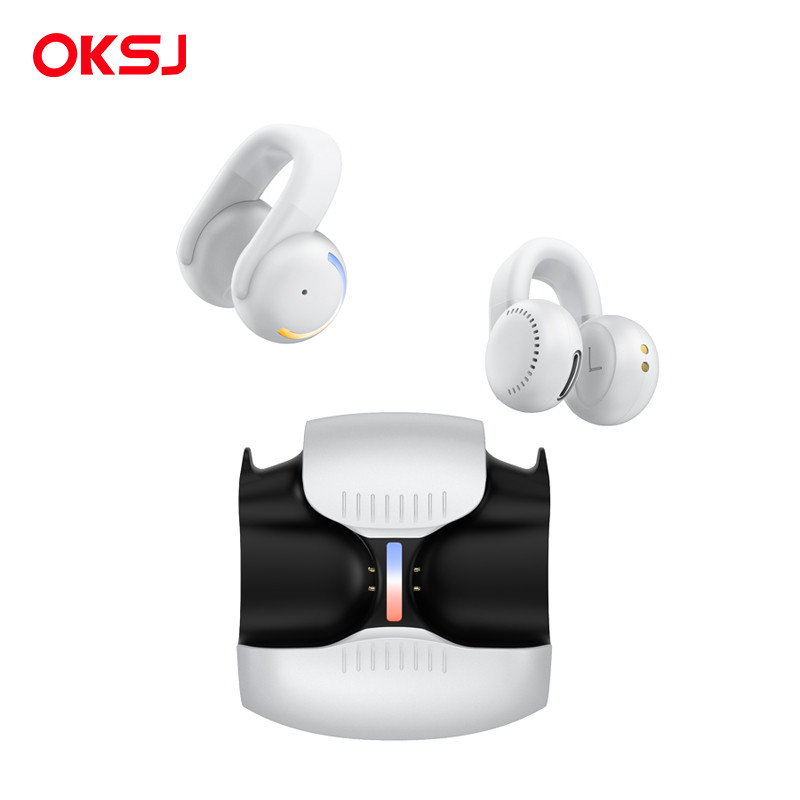 OKSJ B5 Wireless Bluetooth Headset Clip-on Headphone Bluetooth chip 5.3 Battery Extra Long Life Spor