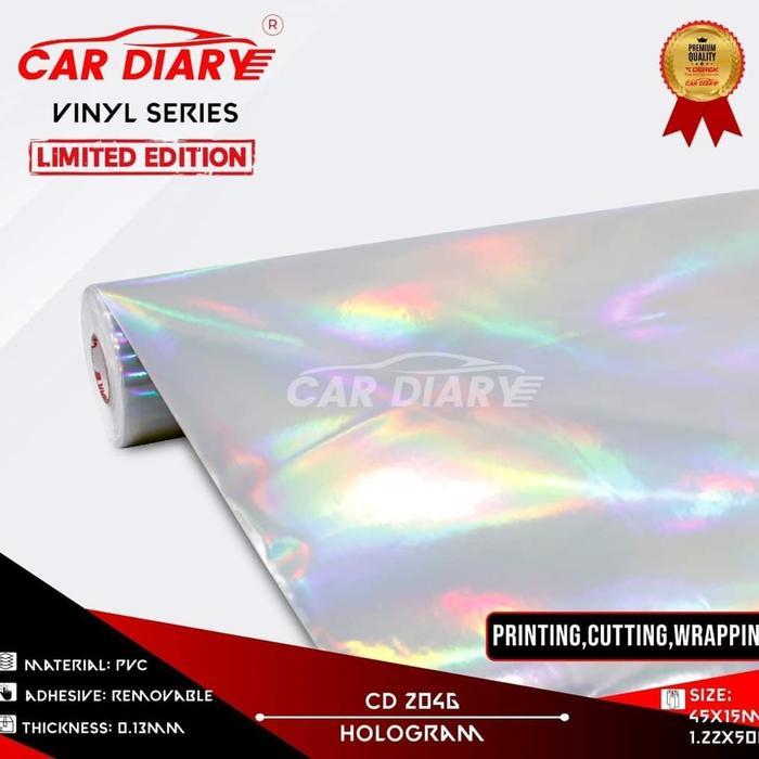 HOT PROMO Sticker Derek Laser Chrome Derek 45 Cm (rol)