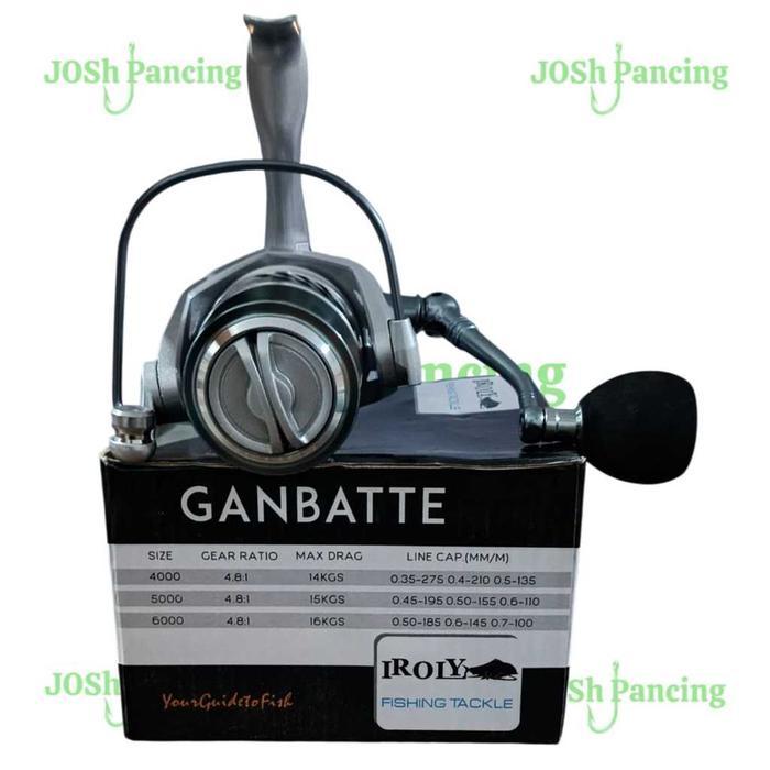 reel pancing iroly ganbatte 1000 4000 6000 HP Ganbate power handle