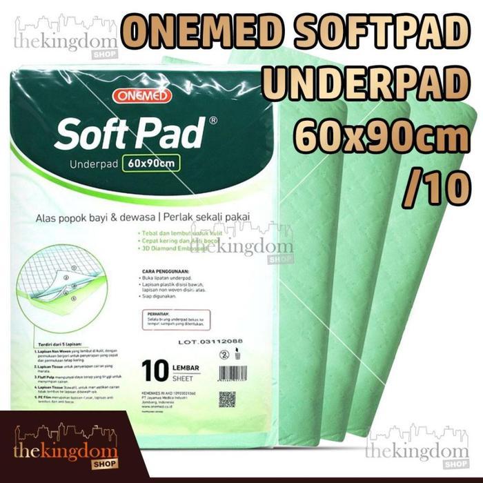 Onemed UPad Underpad SoftPad 60x90 Perlak U Pad 60 90