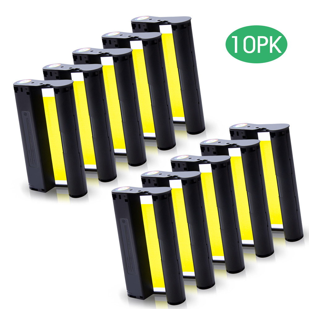 1-10Pk Compatible Canon Selphy Ink Cassette Kp-108In Ink Cartridge Kp36In For Canon Selphy Cp1500