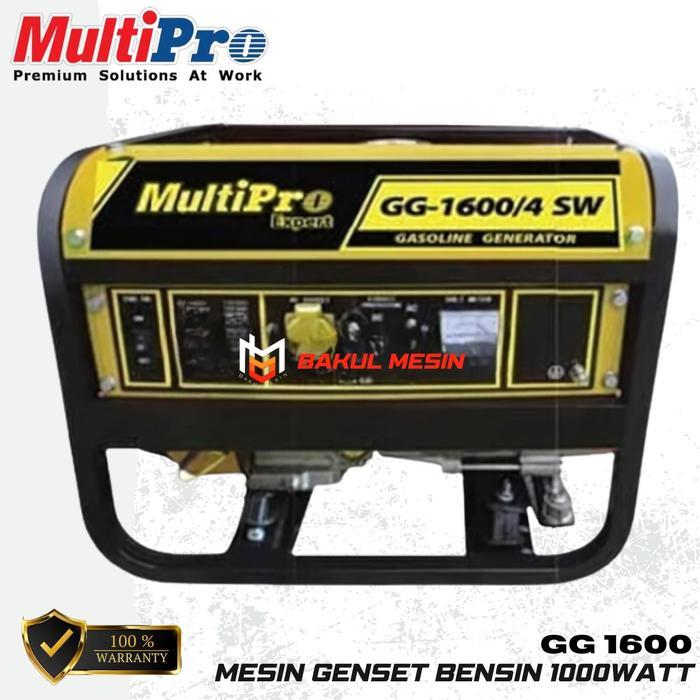 mesin genset bensin 1000watt generator set GG1600 MULTIPRO GG 1600