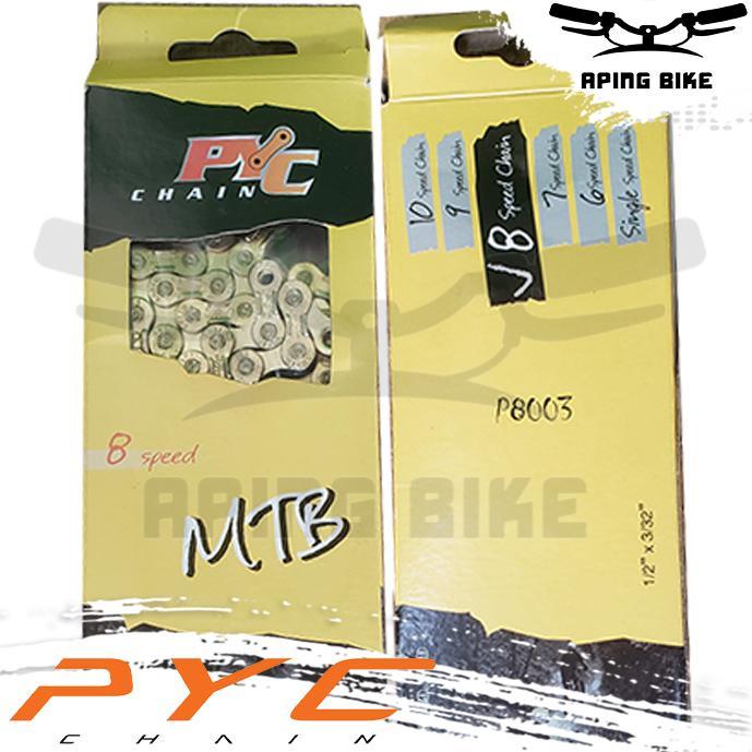 Rantai Sepeda 8 Speed Pyc P8003 Rante Chain Pyc P8003