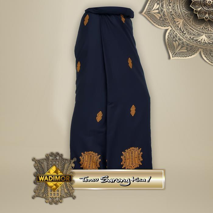 Wadimor Sarung Tenun Jacquard Bordir Pintu Aceh Kain Katun Dewasa