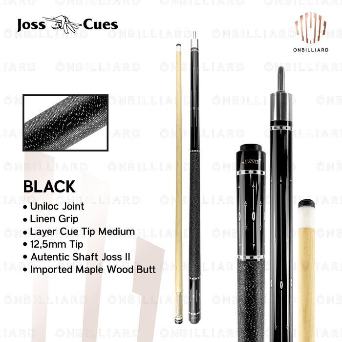JOSS II Cue Stick Billiard Stick Play Grip Linen 12.5mm JOSS 2 Stik Biliar Billiar Biliard Bilyar