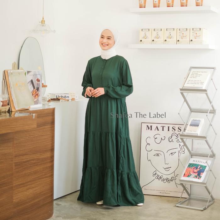 Homey Dress Polos By Shafea The Label - Home Dress Polos Bahan Katun Rayon Viscose Premium - Gamis