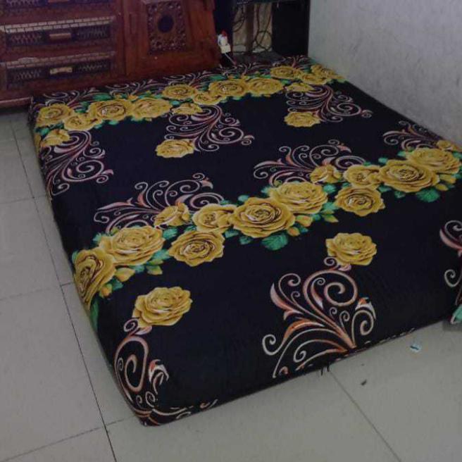 Sarung kasur busa 140x200x20 microtex resleting