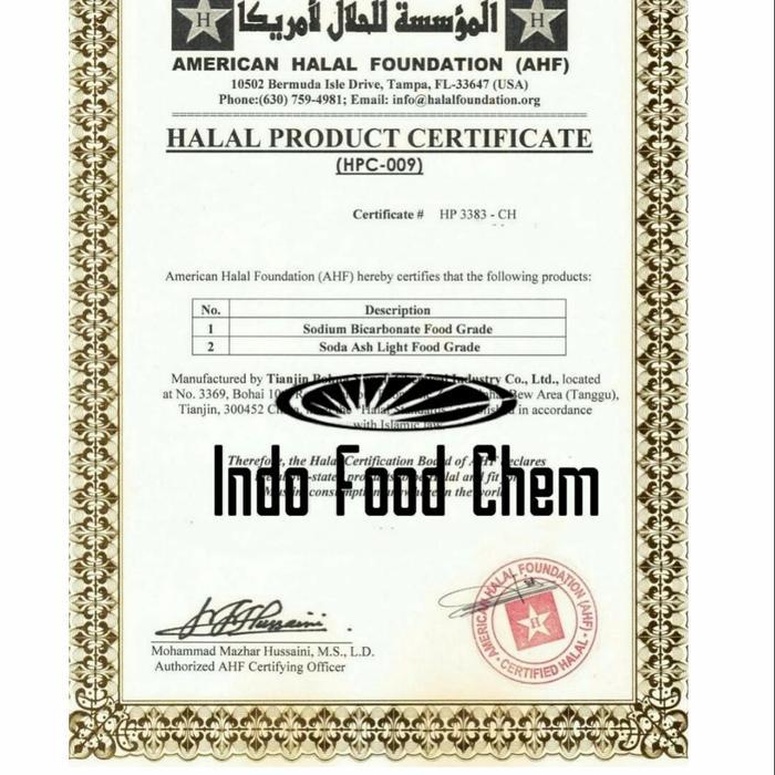 "New" Sodium Carbonate - Soda Ash Light Food Grade Repack 1kg