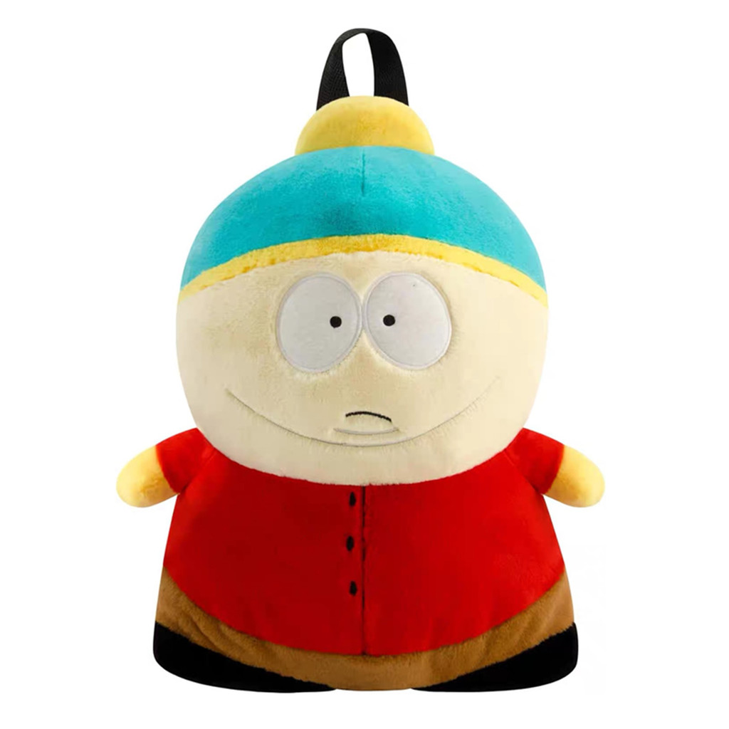 New Cute Anime South Park Eric Cartman Plush Stuffed Backpack For Children Christmas Gifts