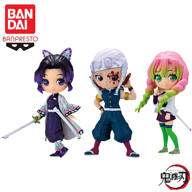 In Stock Bandai Banpresto Original Demon Slayer Qposket Petit Shinobu Tengen Mitsuri Doll Brand New