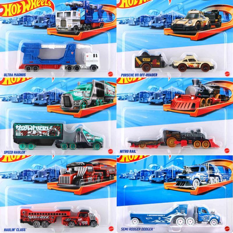 Hot Wheels Track Fleet Transformers Ultra Magnus Ultra Magnus Porsche 911 Off-Roader Speed Hauler