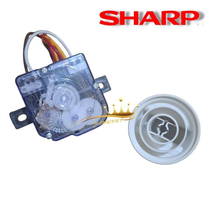 [SHARP ES-T65M] SET TIMER MESIN CUCI SHARP 3 KABEL + KNOP ES-T65M