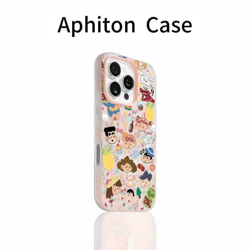 Lucu Kartun 2 In 1 Case Iphone 17 Pro Max 16 Plus 13 11 15 14 16 Pro Max 12 Pro Case