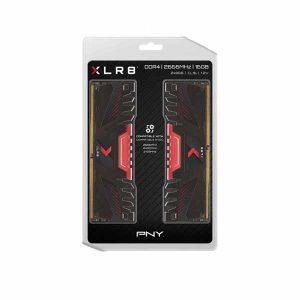 PNY PC RAM XLR8 16GB Kit 2x8GB DDR4 2666MHz PC4-21300 CL16 Warna Hitam Kombinasi Merah untuk