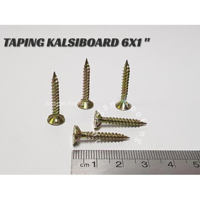 Sekrup GRC 6x1"/Baut/Tapping Kalsiboard/sekrup SDS FH (isi 100pcs )