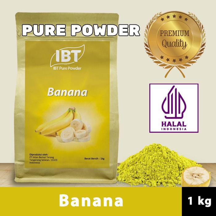 Pure Banana Powder Essence Murni Bubuk Pisang Import Makanan Kue