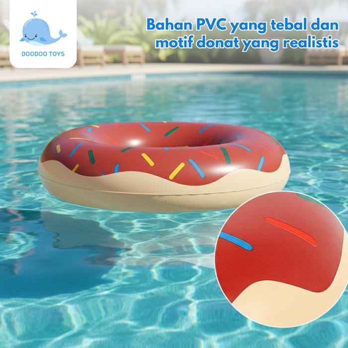 Pelampung Donat Renang Anak 5 Tahun Pelampung Ban Renang Anak Dan Dewasa Bentuk Donat Pink & Coklat