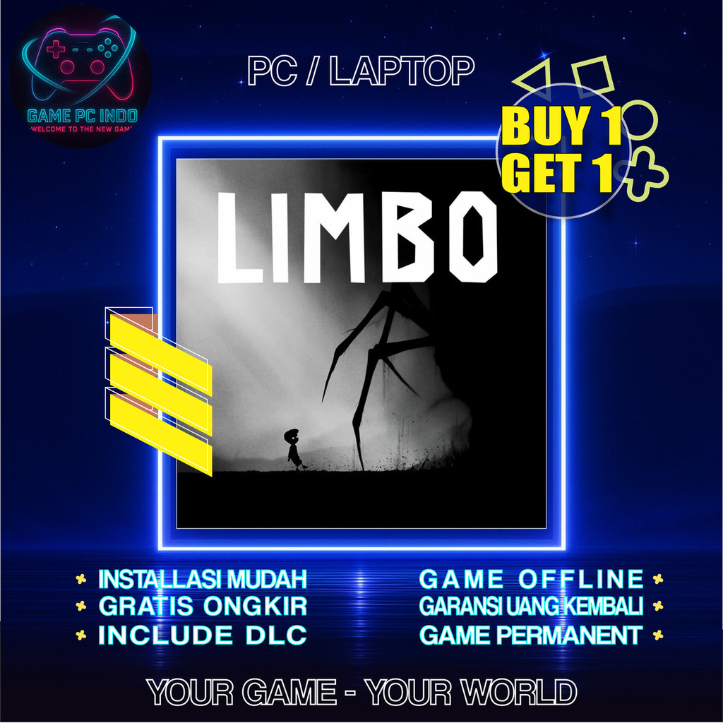 Limbo Game Horror PC Laptop / Game Puzzle Limbo