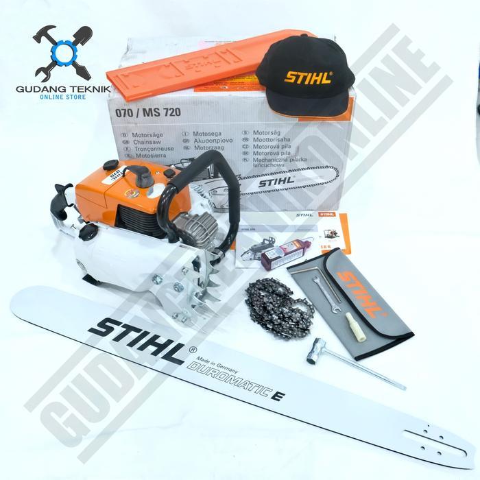 Chainsaw STIHL MS070 36" / Mesin Gergaji Kayu Chainsaw STIHL MS 070 36 Inch - Mesin Gergaji Potong K