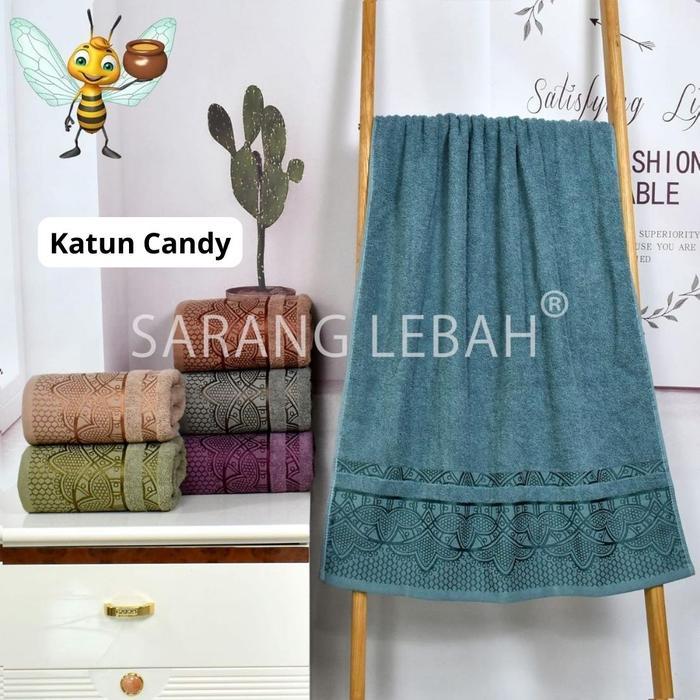 "New" JH Handuk Sarang Lebah Motif uk 50x100 / Handuk Tanggung Termurah