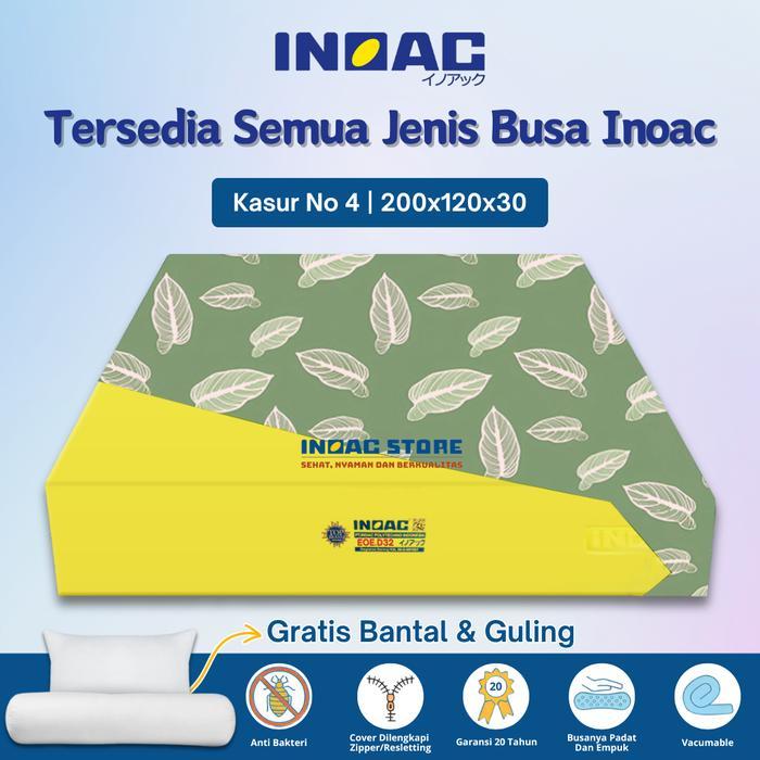 (200x120x30) Kasur Busa Inoac Ukuran No.4 Tebal 30 cm Garansi 20 Tahun