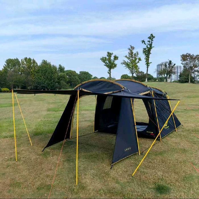 Tenda Camping Tendaki Malano 4 Kapasitas 4-6 Orang - Hitam