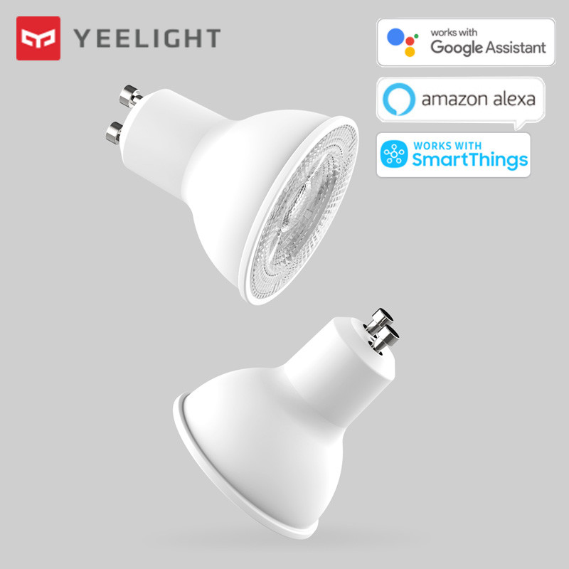 Yeelight GU10 Smart LED Bulb W1 Dimmable Lamp Warm Light 2700K 220V 4.8W 350lm WiFi App Voice
