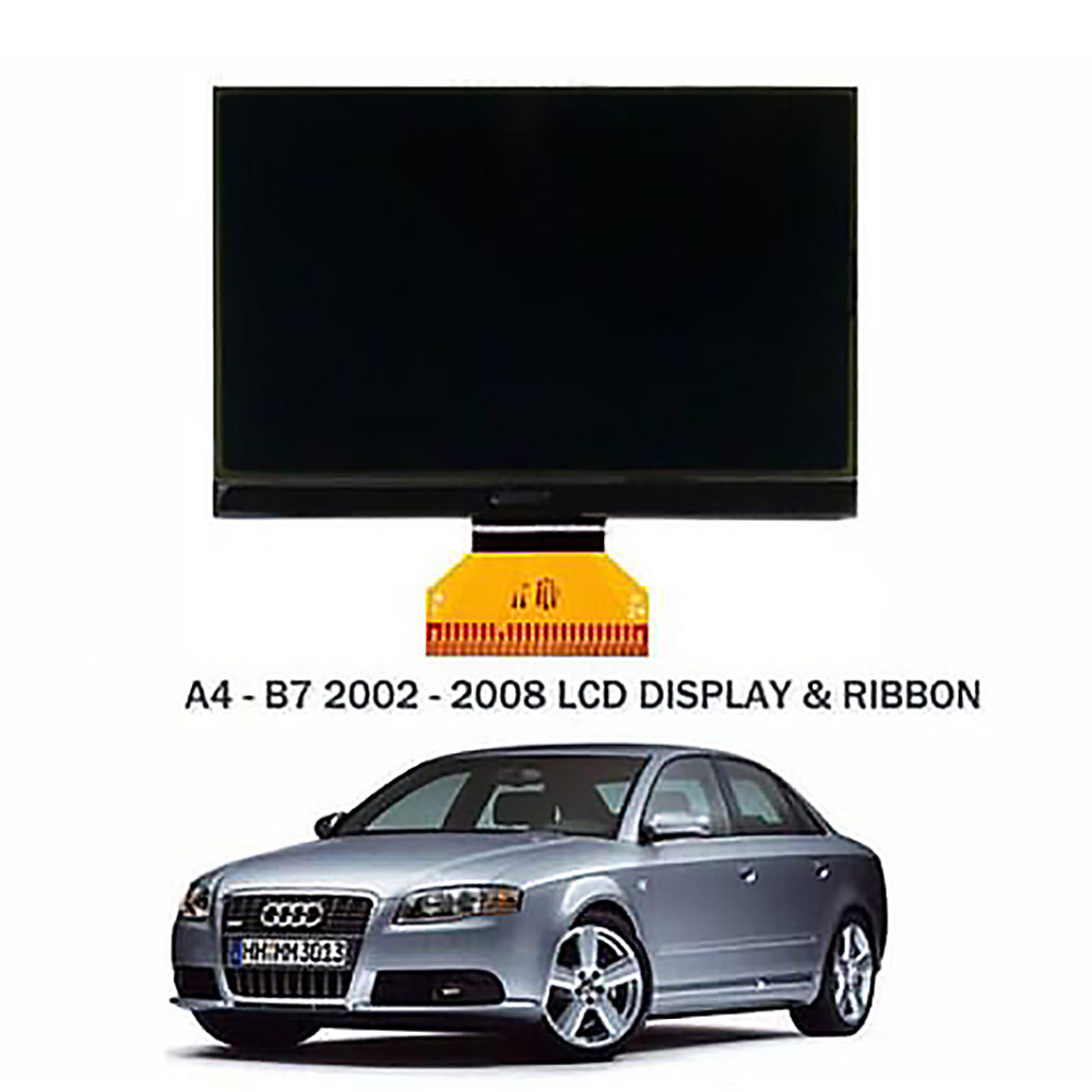 Best 2024 New Car Screen Instrument Cluster LCD Screen Display For Audi A4 B6 B7 Dashboard Speedomet
