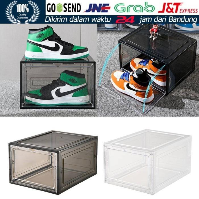 Shoe Box Acrylic Kotak Sepatu Akrilik Box Sepatu Sneakers Box Acrylic