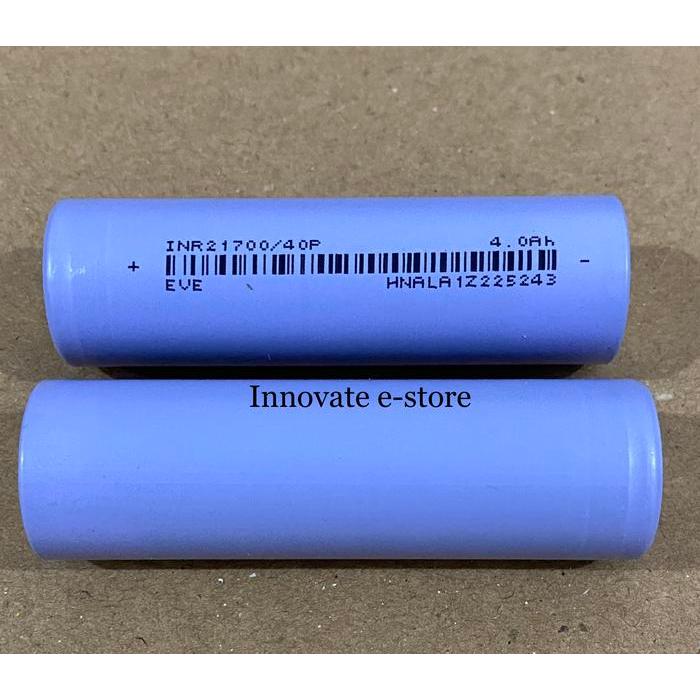 Baterai batre cell eve 21700 4000mah high drain discharge 50a baru original