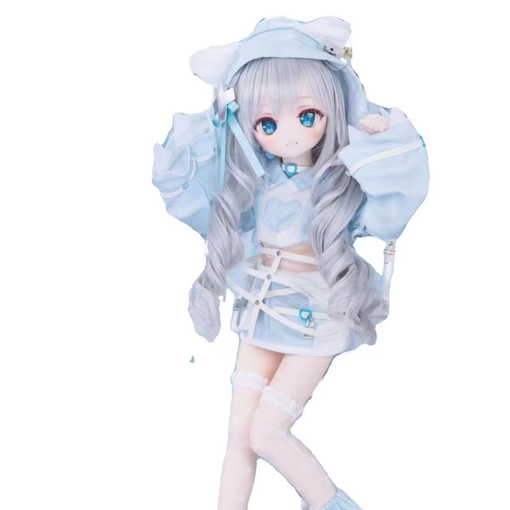 BJD Full Body Mini Anime Decoration 40cm Doll Silicone Moveable Joints Small Handmade Doll Anime