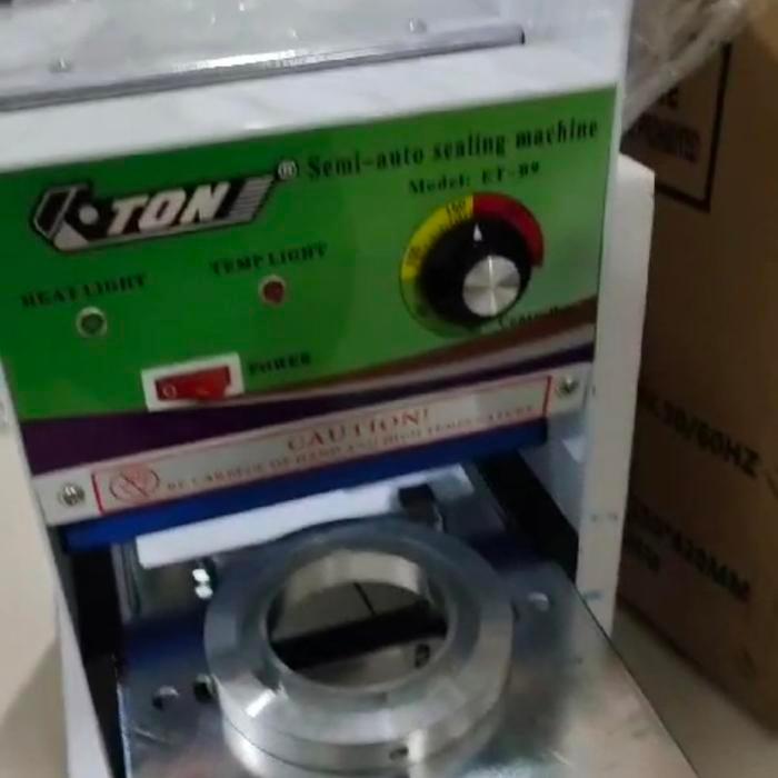 Mesin cup Sealer Semi otomatis ET B9 khusus gelas kecil,Cup sealing ET B9 khusus gelas kecil/Aqua se