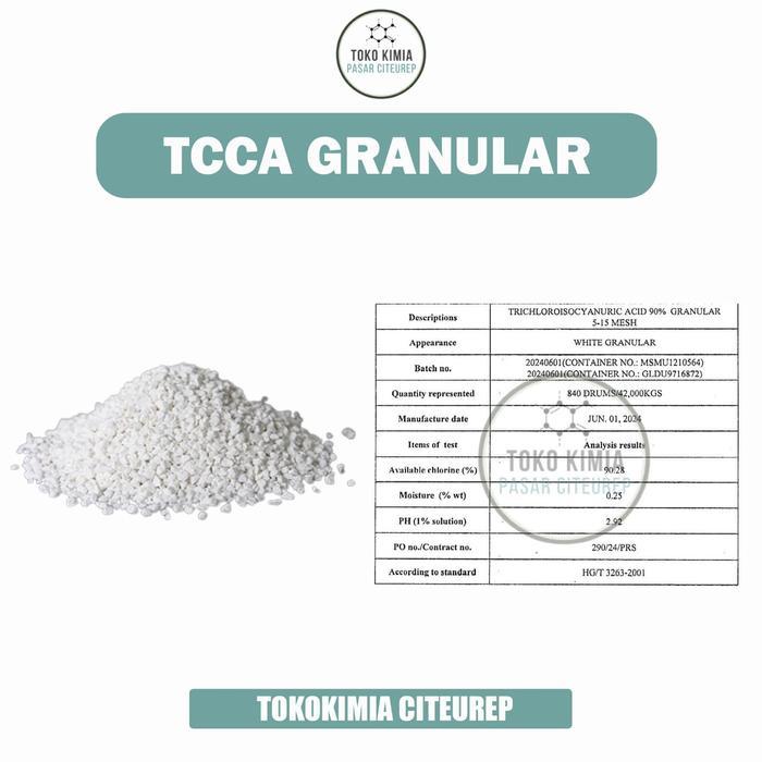 Kaporit Bubuk 90% Kaporit Powder 1 Kg Kaporit Tcca 90%