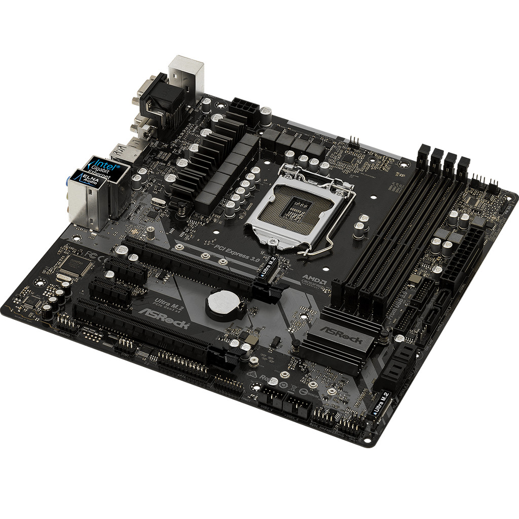 ASROCK Z370M PRO4 Eighth generation motherboard Micro-ATX DDR4 support i7-8100 8600K