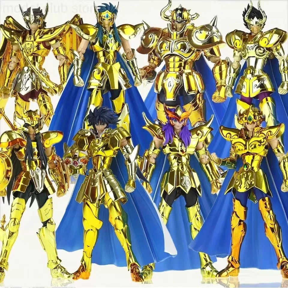 In Stock CS Saint Seiya Myth Cloth EX Capricorn Shura/Leo Aiolia/Aries MU/Libra Dohko/Virgo Gold