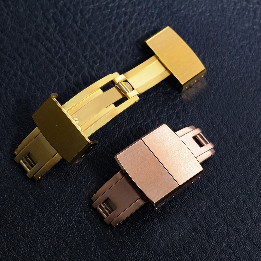 For Delugs Spring Deployant Clasp Perfect Fit for Rolex Cartier Omega Watch Original Repalcement