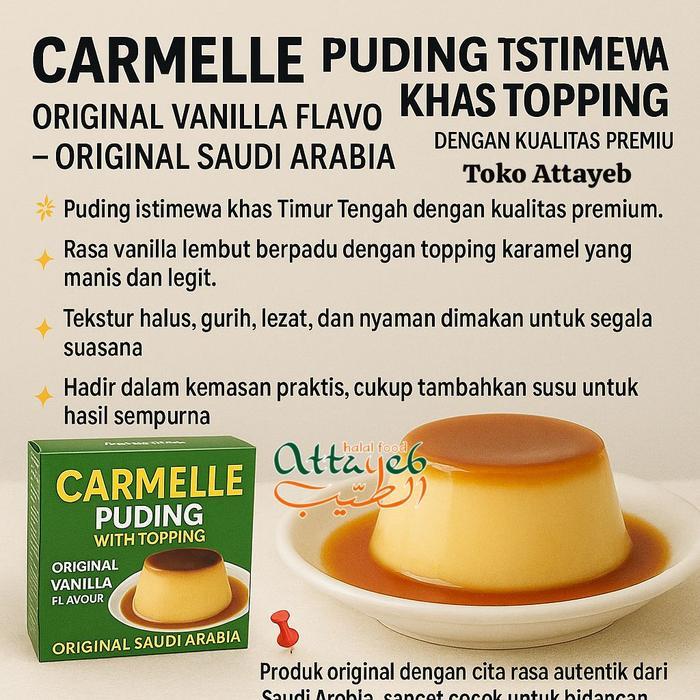 MNTB GREEN'S CARMELLE WITH TOPPING ORIGINAL VANILLA FALVOUR 70 PUDING (EXP 2026
