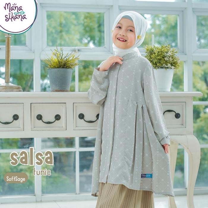 Manasikana Salsa Tunik Motif Etnik Anak Perempuan 2-13 Tahun (Tunik Saja) Pasti Promo