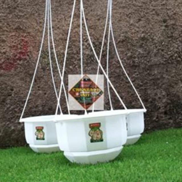 Pot Gantung Lion Star Warna Putih