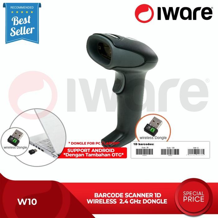 Iware Barcode Scanner Iware Barcode Scanner ULT-W10 -1D/W20 2D Wireless USB - SBS