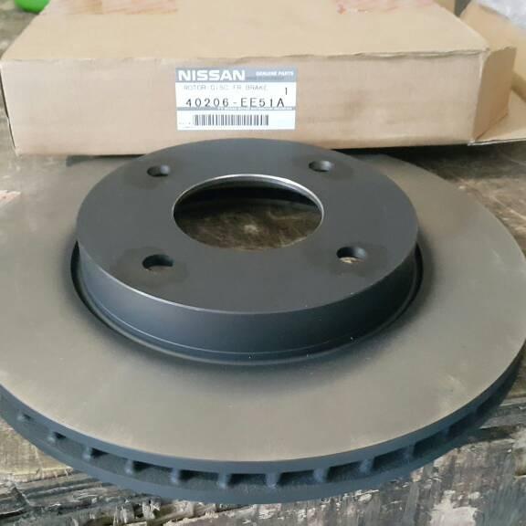 Rotor disc piringan rem FR nissan livina , Latio 40206-EE51A ORIGINAL