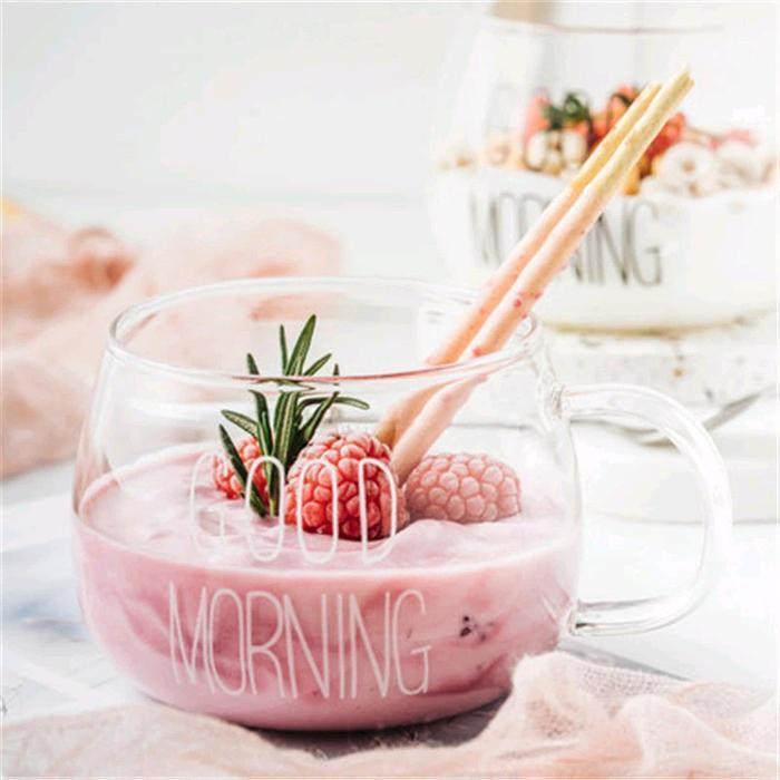 GELAS CANGKIR KOPI GLASS COFFEE MUG GELAS CANGKIR UNIK AESTHETIC GELAS CAFE KACA MINUMAN