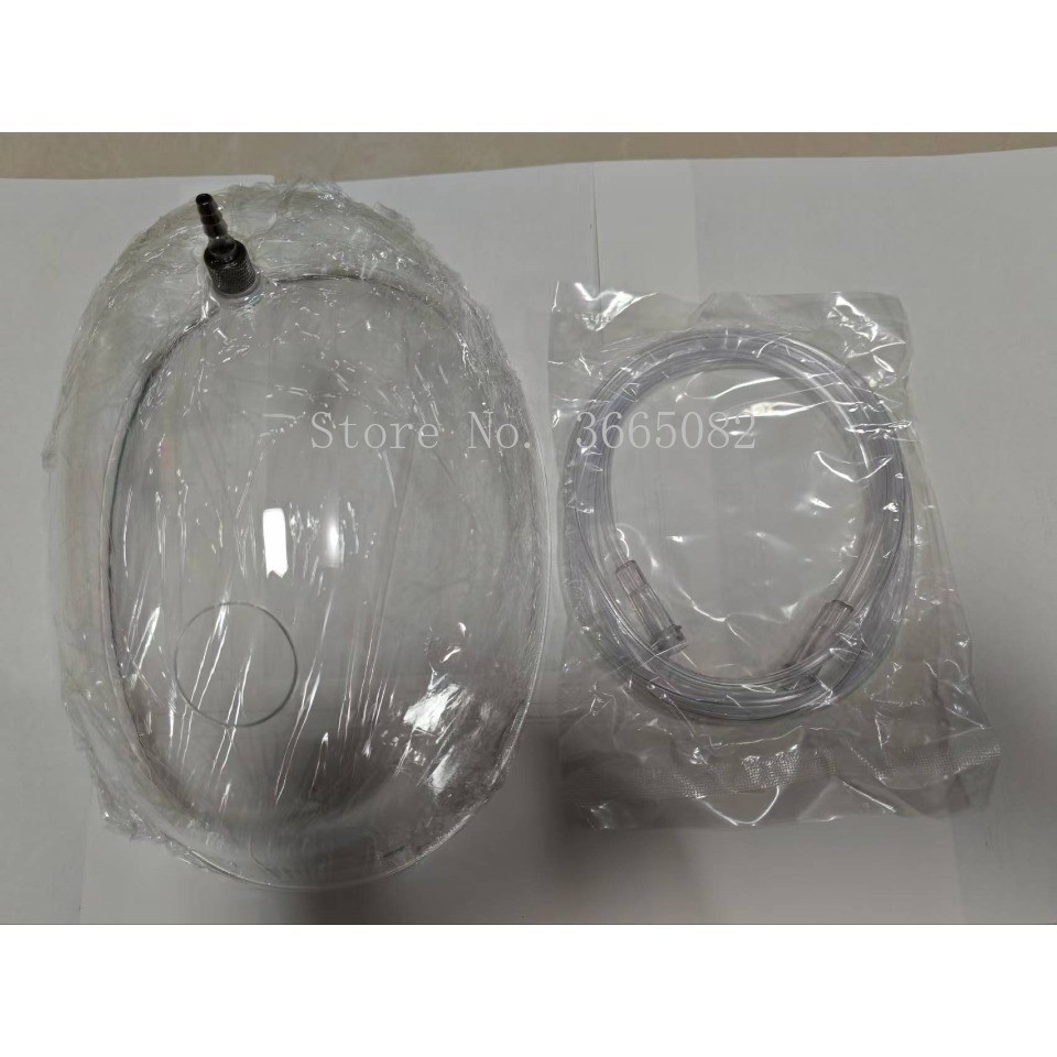 Oxygen Injector Full Face Mask For Face Skin Beauty SPA Transparent Whole Face Cover For Oxygen